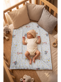 BABY MUSLIN GODHADI | SKY BLUE ZEBRA