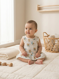 BACK BUTTON FROCK | CLOUDY BEAR