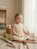 BACK BUTTON FROCK | HONEY BEE