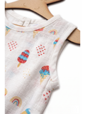 BACK BUTTON FROCK | WAFFLE CONE