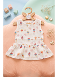 BACK BUTTON FROCK | WAFFLE CONE