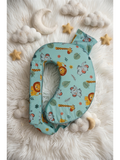 BACK SUPPORT FEEDING PILLOW | GREEN ANIMALS