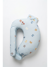 BACK SUPPORT FEEDING PILLOW | SKY BLUE ALPHABATE