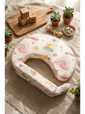 BACK SUPPORT FEEDING PILLOW | WHITE CLOUD RAINBOW