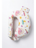 BACK SUPPORT FEEDING PILLOW | WHITE CLOUD RAINBOW