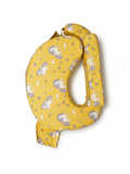 BACK SUPPORT FEEDING PILLOW | YELLOW UNICORN