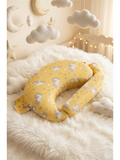 BACK SUPPORT FEEDING PILLOW | YELLOW UNICORN
