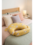 BACK SUPPORT FEEDING PILLOW | YELLOW UNICORN