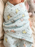 MUSLIN BATH TOWEL | BLUE HORSE