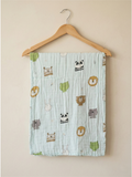 MUSLIN BATH TOWEL | BLUE PANDA