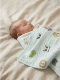 MUSLIN BATH TOWEL | BLUE PANDA