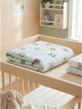 MUSLIN BATH TOWEL | BLUE PANDA