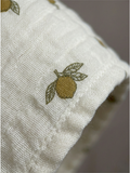 MUSLIN BATH TOWEL | GREEN LEMON