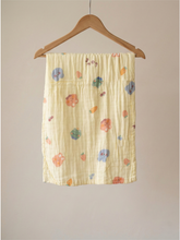 MUSLIN BATH TOWEL | YELLOW TEDDY