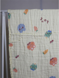 MUSLIN BATH TOWEL | YELLOW TEDDY