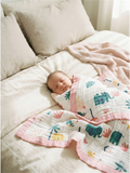 MUSLIN BLANKET | GIRAFF & ELEPHANT