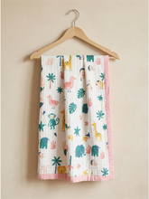 MUSLIN BLANKET | GIRAFF & ELEPHANT