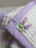 MUSLIN BLANKET | PURPLE FLOWER
