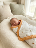 MUSLIN BLANKET | RABBIT CARROT