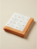 MUSLIN BLANKET | RABBIT CARROT