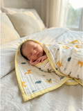 MUSLIN BLANKET | YELLOW DEER