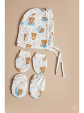CAP MITTENS BOOTIE SET | CLOUDY BEAR