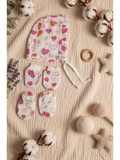 CAP MITTENS BOOTIE SET | SHADOW HEART