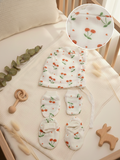 CAP MITTEN & BOOTIE SET | CHEERY