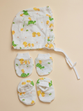 CAP MITTEN & BOOTIE SET | DUCKLING