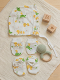 CAP MITTEN & BOOTIE SET | DUCKLING