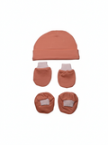 New born baby Cap Mittens & Booties Set