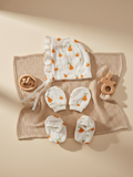 CAP MITTEN & BOOTIE SET | PEARS