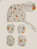 CAP MITTEN & BOOTIE SET | PEARS