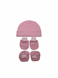 New born baby Cap Mittens & Booties Set