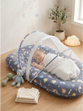 COTTON MOSQUITO NET | NEAVY BLUE ANIMALS