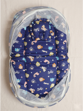 COTTON MOSQUITO NET | NEAVY BLUE ANIMALS