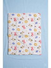 DIAPER CHANGING MAT | SET WHITE PINK TEDDY