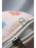 FEEDING PILLOW | LIGHT PEACH TEDDY