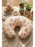 FEEDING PILLOW | LIGHT PEACH TEDDY