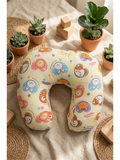 FEEDING PILLOW | LIGHT YELLOW BUNNY CAT