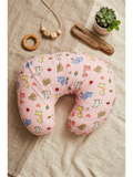 FEEDING PILLOW | PINK ANIMALS