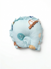 HEAD SHAPE PILLOW | BLUE CAR