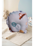 HEAD SHAPE PILLOW | BLUE CAR