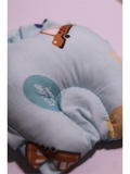 HEAD SHAPE PILLOW | BLUE CAR