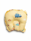 HEAD SHAPE PILLOW | LIGHT YELLOW TRUCK