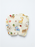HEAD SHAPE PILLOW | OFF WHITE ANIMAL PRINT