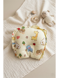 HEAD SHAPE PILLOW | OFF WHITE ANIMAL PRINT