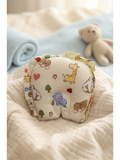 HEAD SHAPE PILLOW | OFF WHITE ANIMAL PRINT