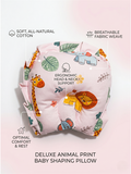 HEAD SHAPE PILLOW | PINK ANIMALS