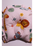 HEAD SHAPE PILLOW | PINK ANIMALS